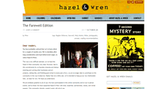 Desktop Screenshot of hazelandwren.com