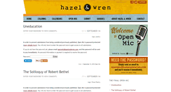 Desktop Screenshot of openmic.hazelandwren.com