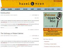 Tablet Screenshot of openmic.hazelandwren.com